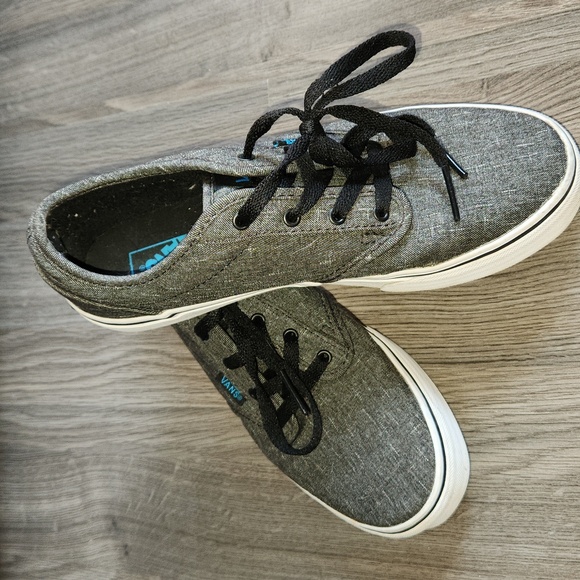Vans Off the Wall charcoal grey sneakers, size 7 - Picture 4 of 9